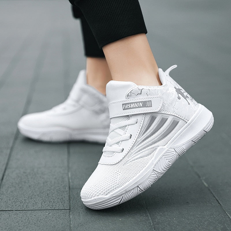 Boys Girls Basketball Shoes Soft Non-slip Kids Sneakers Thick Sole Sport Shoes Outdoor Trainers The Clothing Company Sydney