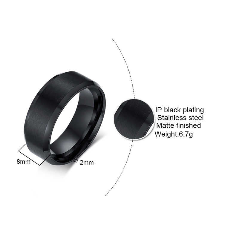 8mm Men Ladies Ring Stainless Steel Wedding Jewellery The Clothing Company Sydney