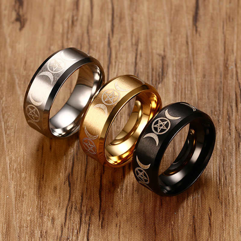 8mm Men Ladies Ring Stainless Steel Wedding Jewellery The Clothing Company Sydney