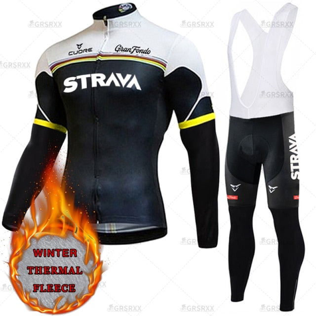 Cycling Suit Winter Bicycle Set Thermal Fleece Cycling Autumn Long Sleeve Sportswear Winter Cycling Suit The Clothing Company Sydney