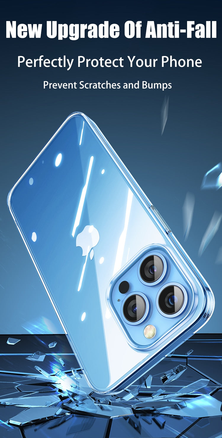 Ultra Thin Clear Case For iPhone 11 12 13 Pro XS Max XR X Soft TPU Silicone For iPhone 8 7 6 Plus 13 Mini Back Cover Phone Case The Clothing Company Sydney