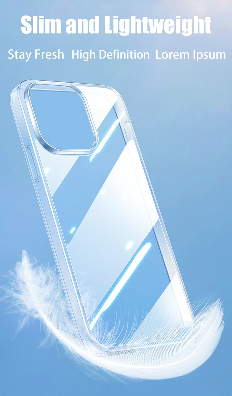 Ultra Thin Clear Case For iPhone 11 12 13 Pro XS Max XR X Soft TPU Silicone For iPhone 8 7 6 Plus 13 Mini Back Cover Phone Case The Clothing Company Sydney