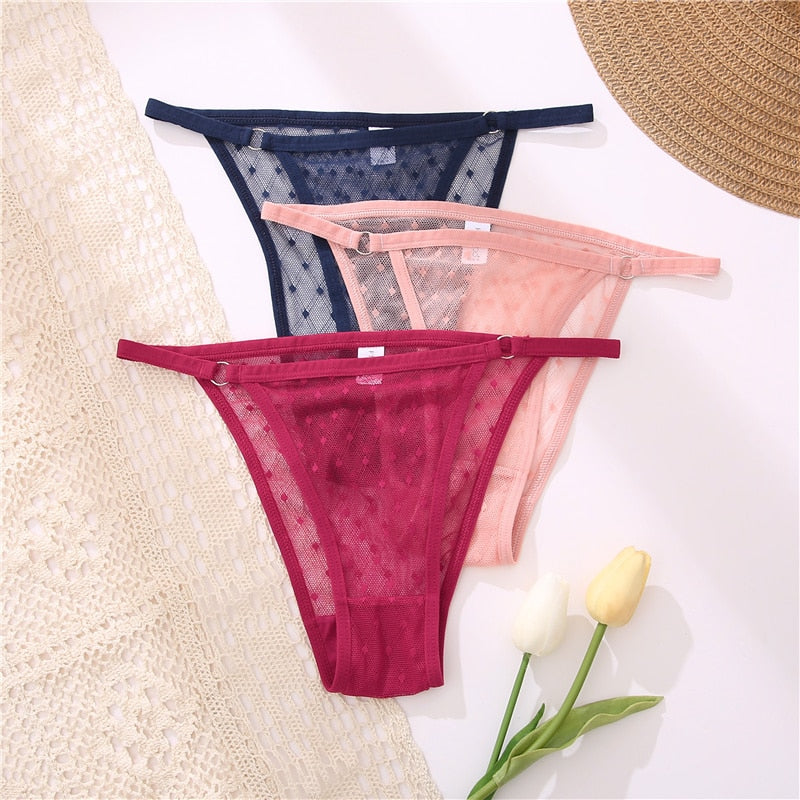 Transparent Panties Low Waist Briefs Mesh Thongs Floral Lace Underwear Hollow Out Lingerie The Clothing Company Sydney