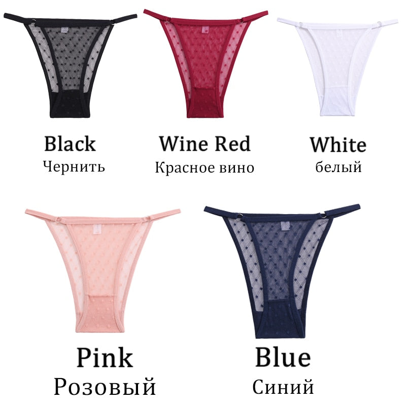 Transparent Panties Low Waist Briefs Mesh Thongs Floral Lace Underwear Hollow Out Lingerie The Clothing Company Sydney