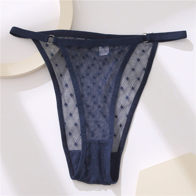 Transparent Panties Low Waist Briefs Mesh Thongs Floral Lace Underwear Hollow Out Lingerie The Clothing Company Sydney