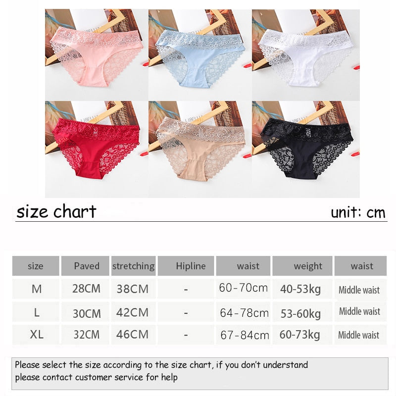 3 Pack Lace Underwear Panties Set Intimate Lingerie Cotton Briefs Transparent Undies The Clothing Company Sydney
