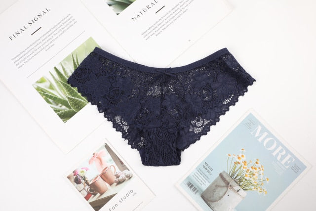3 Pack Lace Underwear Panties Set Intimate Lingerie Cotton Briefs Transparent Undies The Clothing Company Sydney