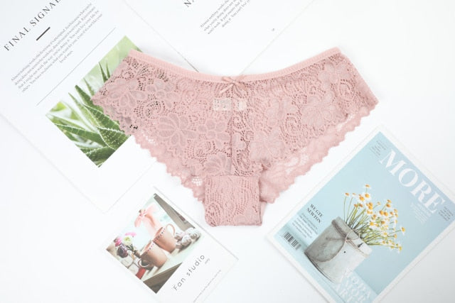 3 Pack Lace Underwear Panties Set Intimate Lingerie Cotton Briefs Transparent Undies The Clothing Company Sydney