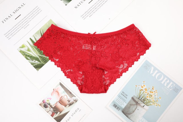 3 Pack Lace Underwear Panties Set Intimate Lingerie Cotton Briefs Transparent Undies The Clothing Company Sydney