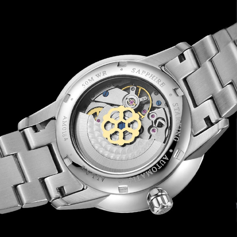 Men's Business Watch 40mm 5Bar Mechanical Watch Simple Sapphire  Ultra Thin Mechanical Watch The Clothing Company Sydney