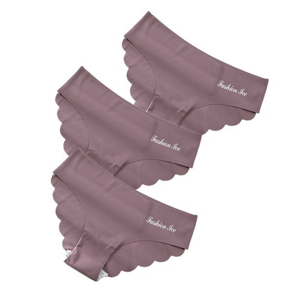 3 pack Seamless Ice Silk Panties Solid Colors Breathable Pantys Underwear Lingerie Hollow Out Briefs The Clothing Company Sydney
