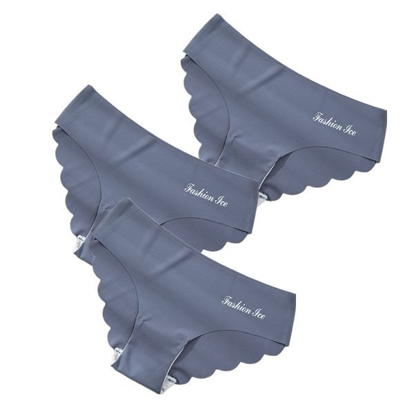 3 pack Seamless Ice Silk Panties Solid Colors Breathable Pantys Underwear Lingerie Hollow Out Briefs The Clothing Company Sydney