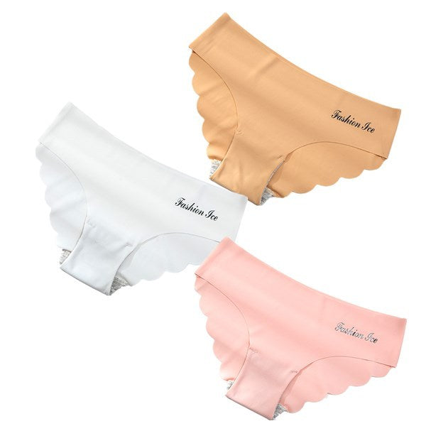 3 pack Seamless Ice Silk Panties Solid Colors Breathable Pantys Underwear Lingerie Hollow Out Briefs The Clothing Company Sydney