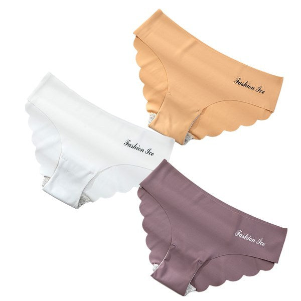 3 pack Seamless Ice Silk Panties Solid Colors Breathable Pantys Underwear Lingerie Hollow Out Briefs The Clothing Company Sydney
