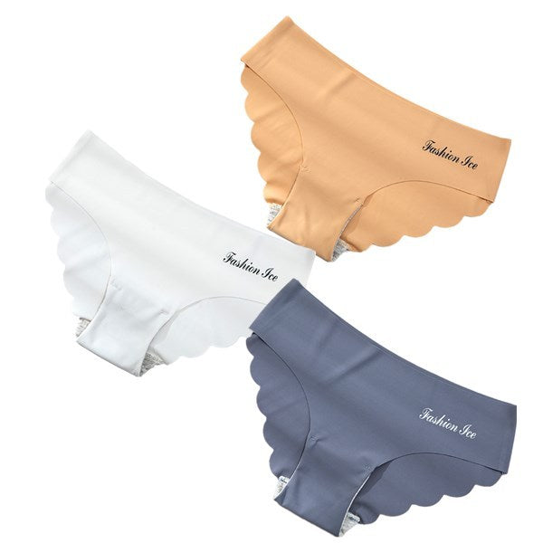 3 pack Seamless Ice Silk Panties Solid Colors Breathable Pantys Underwear Lingerie Hollow Out Briefs The Clothing Company Sydney
