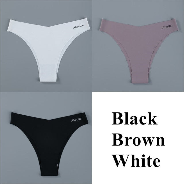 3 pack Seamless Ice Silk Panties Solid Colors Breathable Pantys Underwear Lingerie Hollow Out Briefs The Clothing Company Sydney