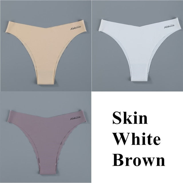 3 pack Seamless Ice Silk Panties Solid Colors Breathable Pantys Underwear Lingerie Hollow Out Briefs The Clothing Company Sydney