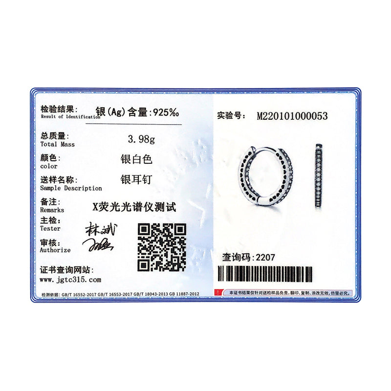 925 Sterling Silver Classic Full Hearts Hoop Earrings Luxury Cubic Zirconia Fashion Jewellery For Women Wedding Gift The Clothing Company Sydney