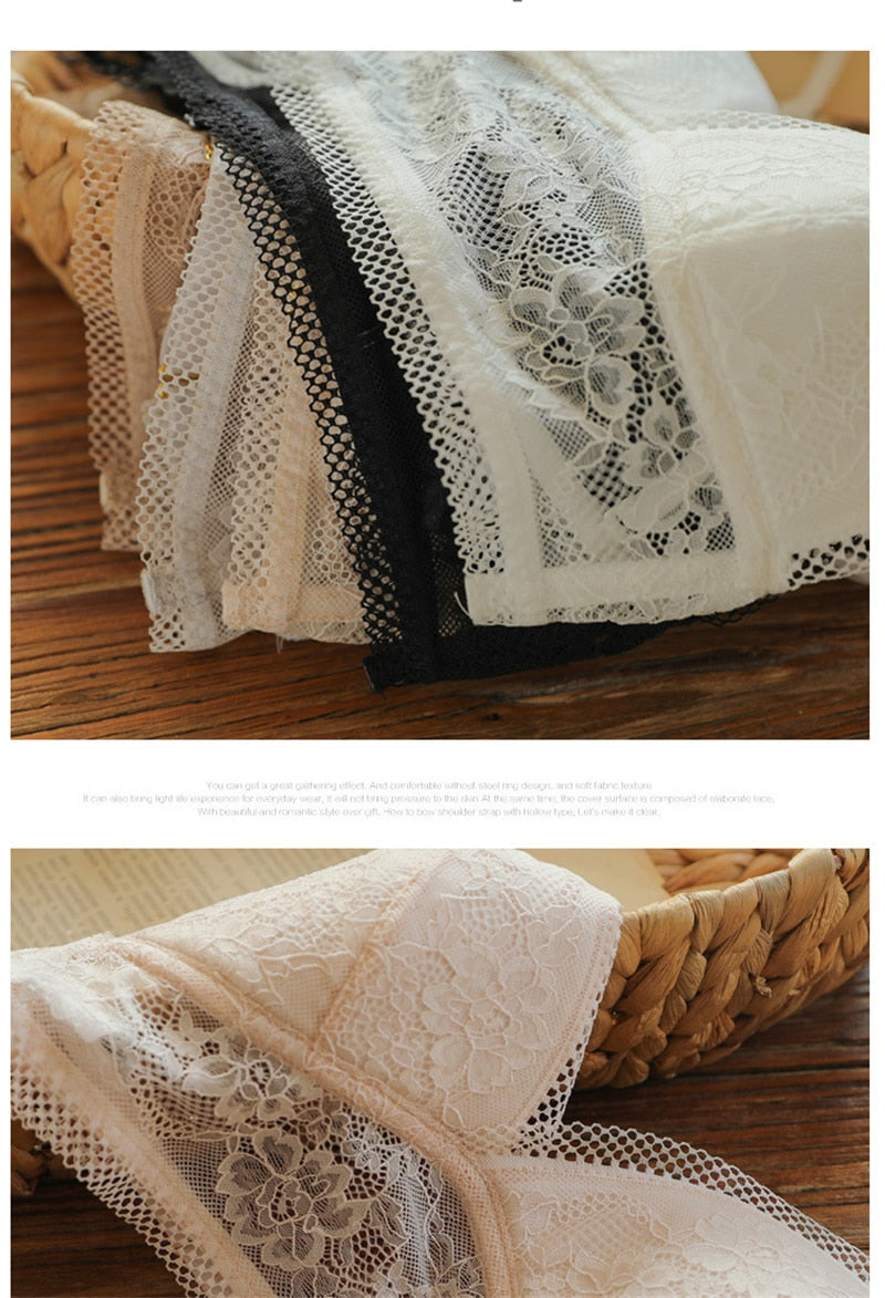 Backless Bra Triangular U-Shape Beauty Back Lingerie Dot Mesh Thin Soft Seamless Bralette The Clothing Company Sydney