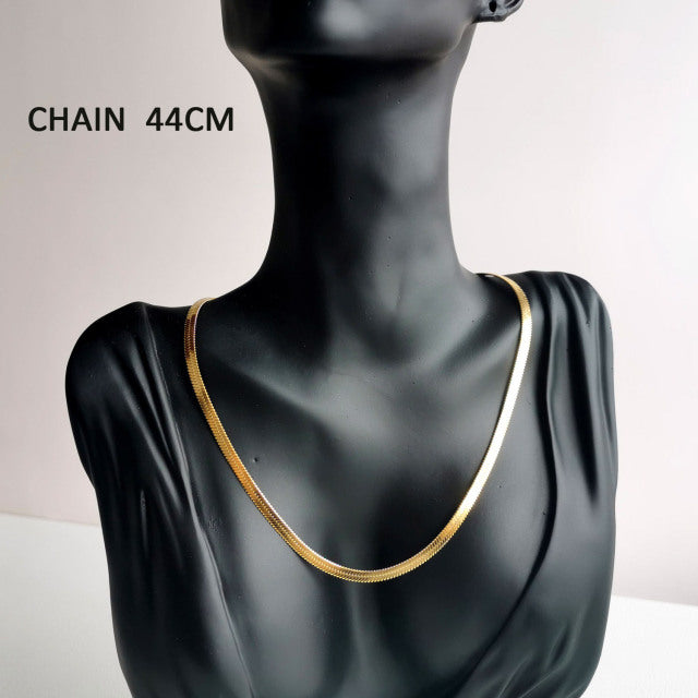 Stainless Steel Necklace Punk Vintage Gold Silver Colour Jewellery The Clothing Company Sydney