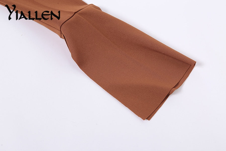 Summer  V Neck Long Sleeve Lace Up Short Top And High Waist Mini Skirt Sexy Street Two Piece Set The Clothing Company Sydney