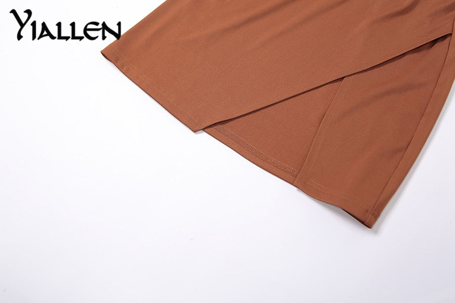 Summer  V Neck Long Sleeve Lace Up Short Top And High Waist Mini Skirt Sexy Street Two Piece Set The Clothing Company Sydney