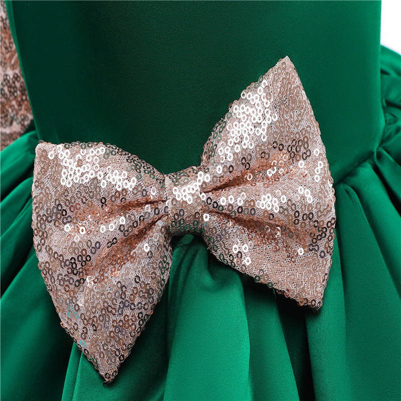 Girls Kids Summer Sleeveless Wedding Sequin Bow Children Lace Smash Tutu Princess Dress The Clothing Company Sydney