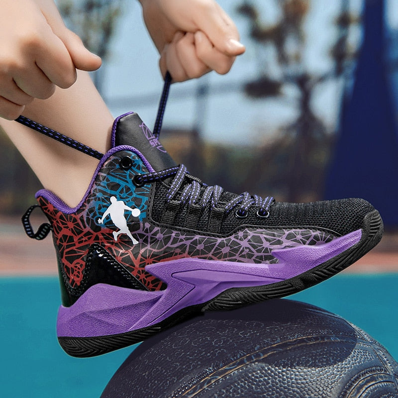 Boys Girls Basketball Unisex Children Sports Soft Non-Slip Kids Sneakers Outdoor Trainer Basketball Shoes The Clothing Company Sydney