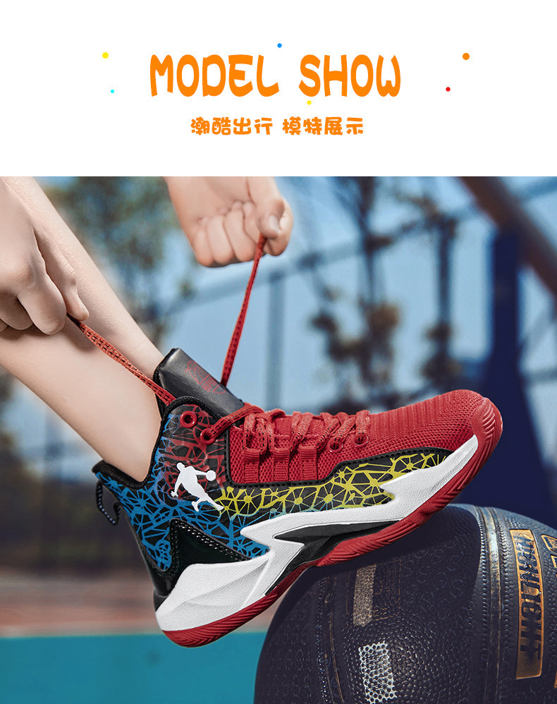 Boys Girls Basketball Unisex Children Sports Soft Non-Slip Kids Sneakers Outdoor Trainer Basketball Shoes The Clothing Company Sydney