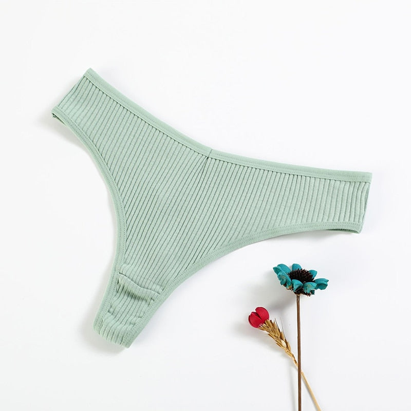 Striped Panties Comfort Cotton Underwear Sports Breathable Thongs Lingerie G-Strings Underpants The Clothing Company Sydney