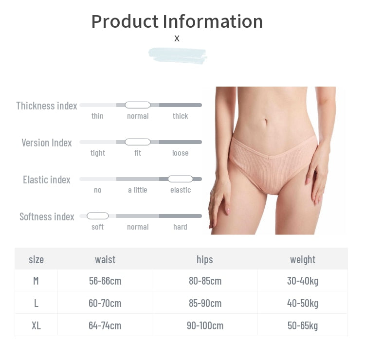 Striped Panties Comfort Cotton Underwear Sports Breathable Thongs Lingerie G-Strings Underpants The Clothing Company Sydney