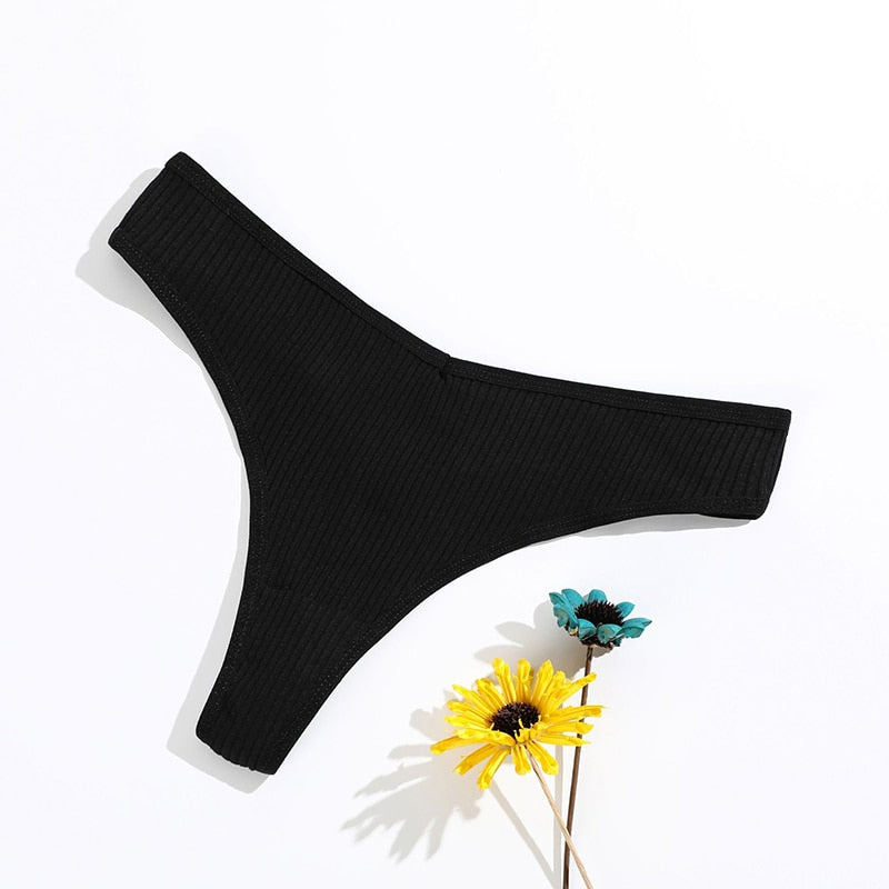 Striped Panties Comfort Cotton Underwear Sports Breathable Thongs Lingerie G-Strings Underpants The Clothing Company Sydney