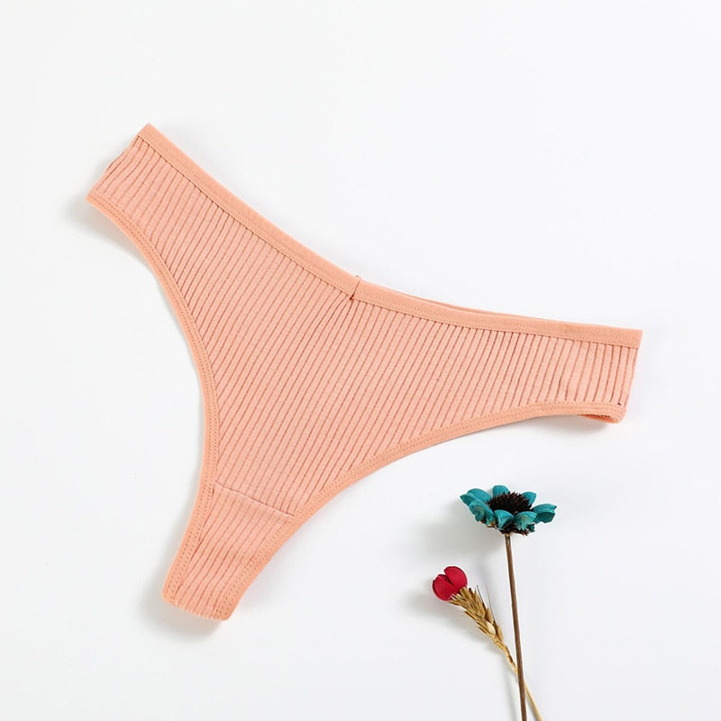 Striped Panties Comfort Cotton Underwear Sports Breathable Thongs Lingerie G-Strings Underpants The Clothing Company Sydney