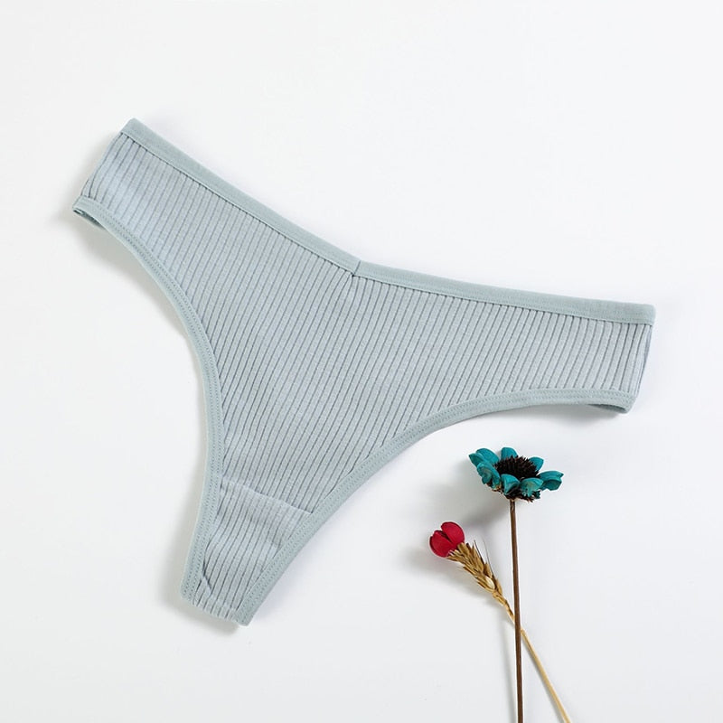 Striped Panties Comfort Cotton Underwear Sports Breathable Thongs Lingerie G-Strings Underpants The Clothing Company Sydney
