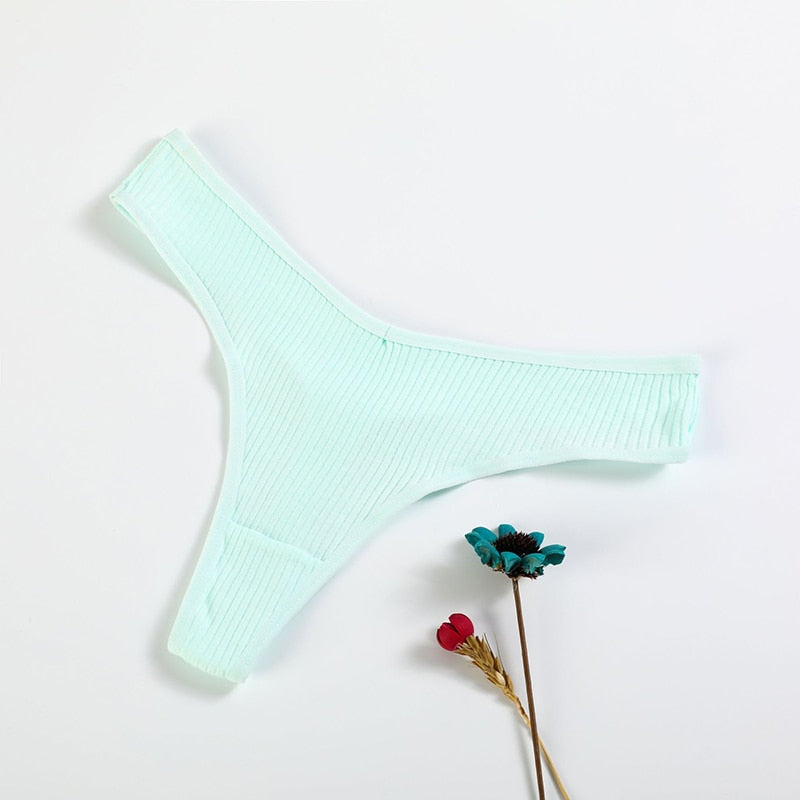Striped Panties Comfort Cotton Underwear Sports Breathable Thongs Lingerie G-Strings Underpants The Clothing Company Sydney