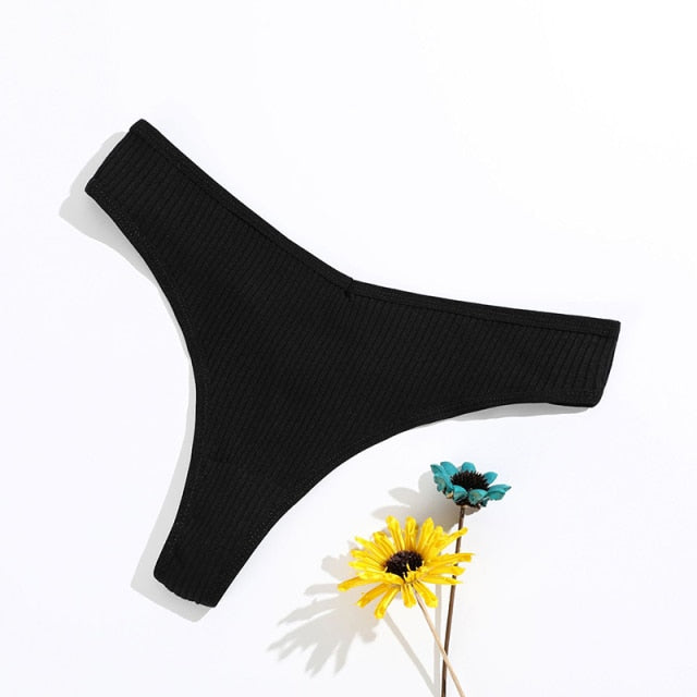 Striped Panties Comfort Cotton Underwear Sports Breathable Thongs Lingerie G-Strings Underpants The Clothing Company Sydney