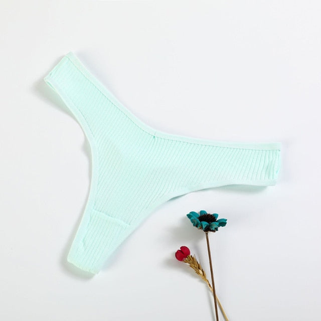 Striped Panties Comfort Cotton Underwear Sports Breathable Thongs Lingerie G-Strings Underpants The Clothing Company Sydney