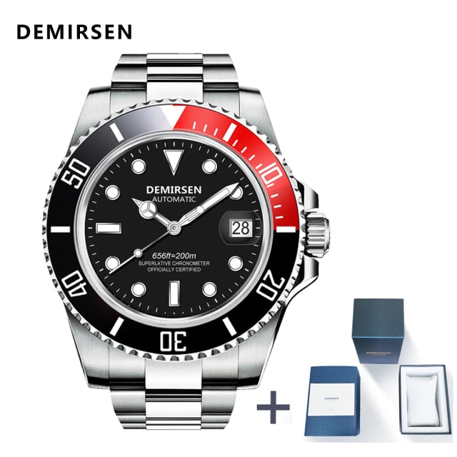 Luxury Automatic Watch Sport Stainless Steel Sapphire Glass Luminous Mechanical Men Ladies Wristwatch The Clothing Company Sydney