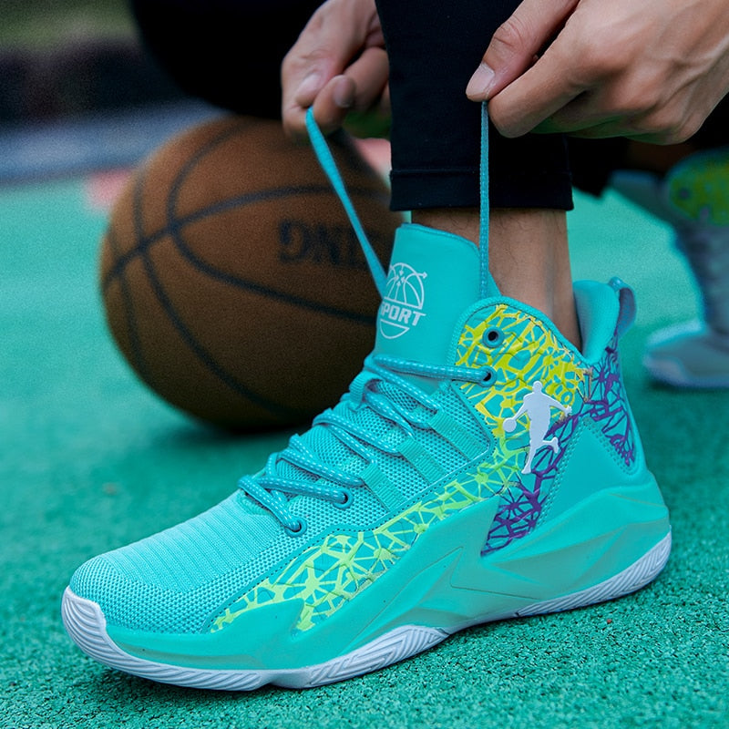 Autumn Winter High Top Men Basketball Unisex Mesh Sneakers Women Sports Shoes Kids Gym Training Athletic Ankle Boots The Clothing Company Sydney