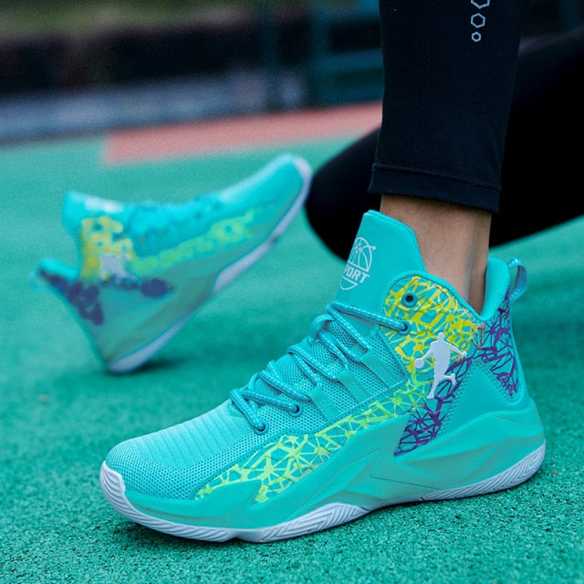 Autumn Winter High Top Men Basketball Unisex Mesh Sneakers Women Sports Shoes Kids Gym Training Athletic Ankle Boots The Clothing Company Sydney