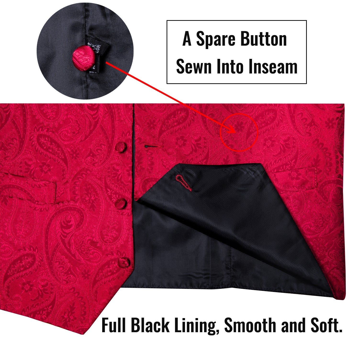 Mens Suit Vest Waistcoat Formal Wedding Groom Sleeveless Vest Hanky Necktie Set The Clothing Company Sydney