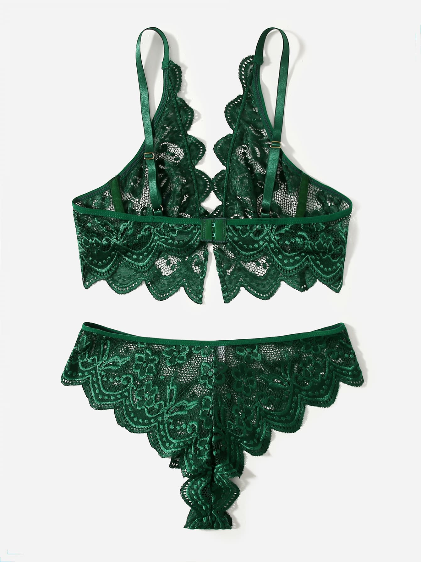 2 Pieces Lingerie Sets Sensual Deep-V Lace Brief Sets See Through Brief Seamless Intimates The Clothing Company Sydney