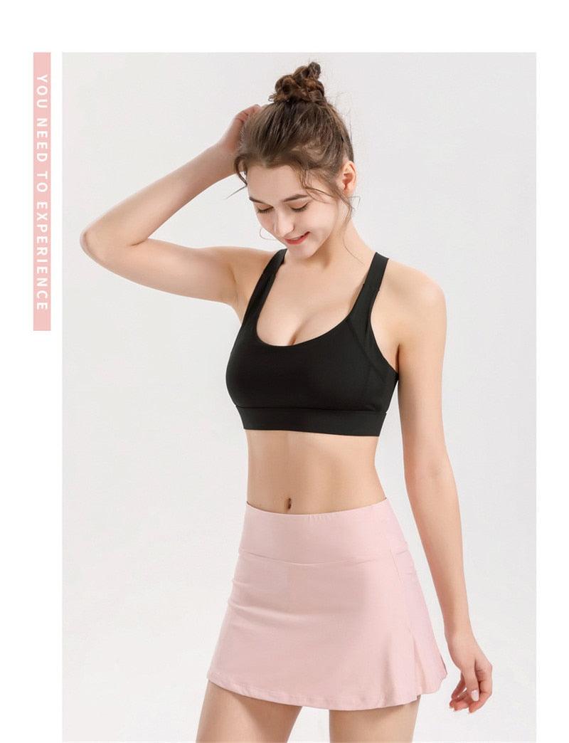 2 In 1 Running Sports Skirts Elastic Loose Quick Dry High Waist Golf Tennis Skorts Gym Yoga Shorts Fitness Sportwear The Clothing Company Sydney