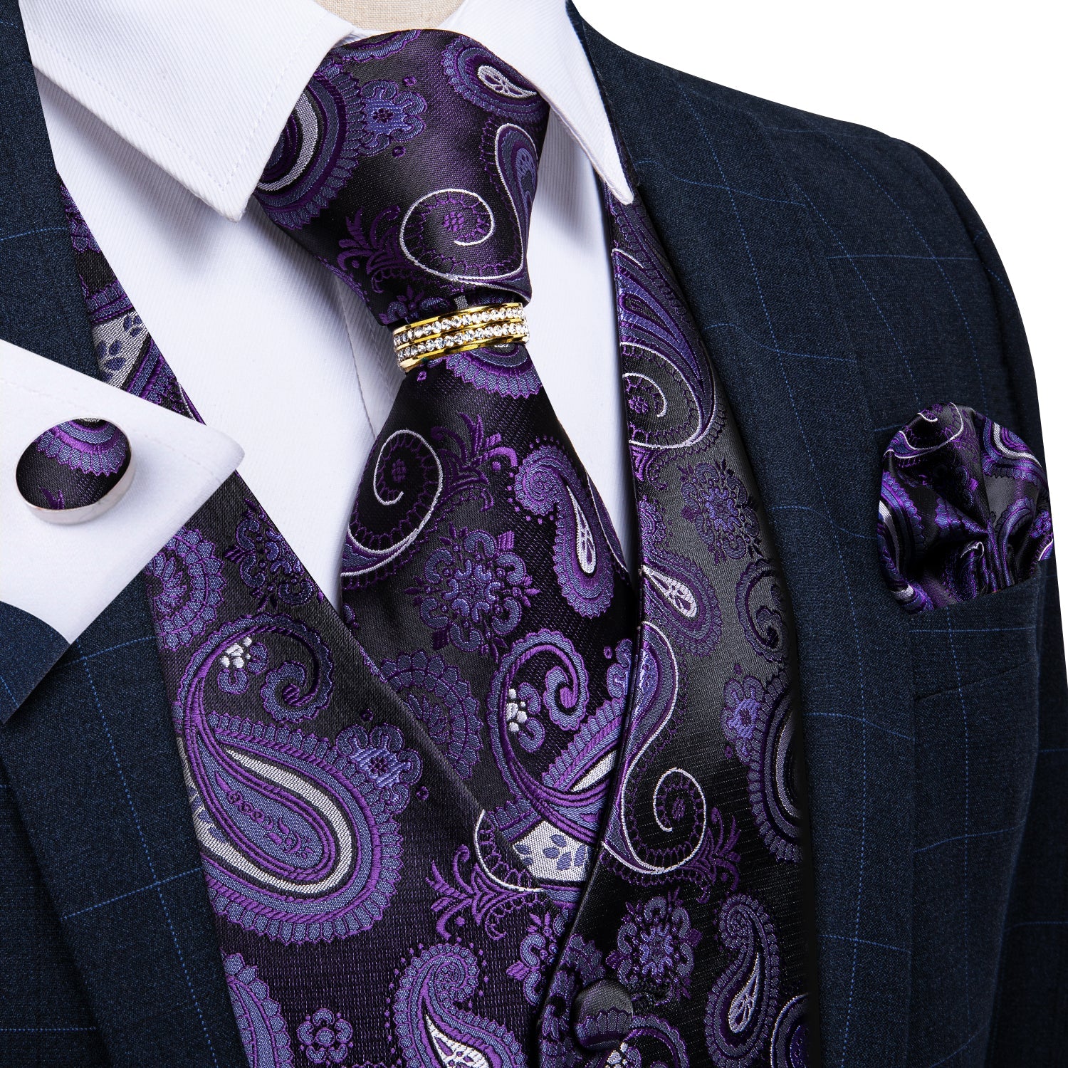 5 Piece Vests Slim Fit Mens Wedding Suit Casual Sleeveless Formal Business Waistcoat Hanky Necktie Bow Tie Set The Clothing Company Sydney