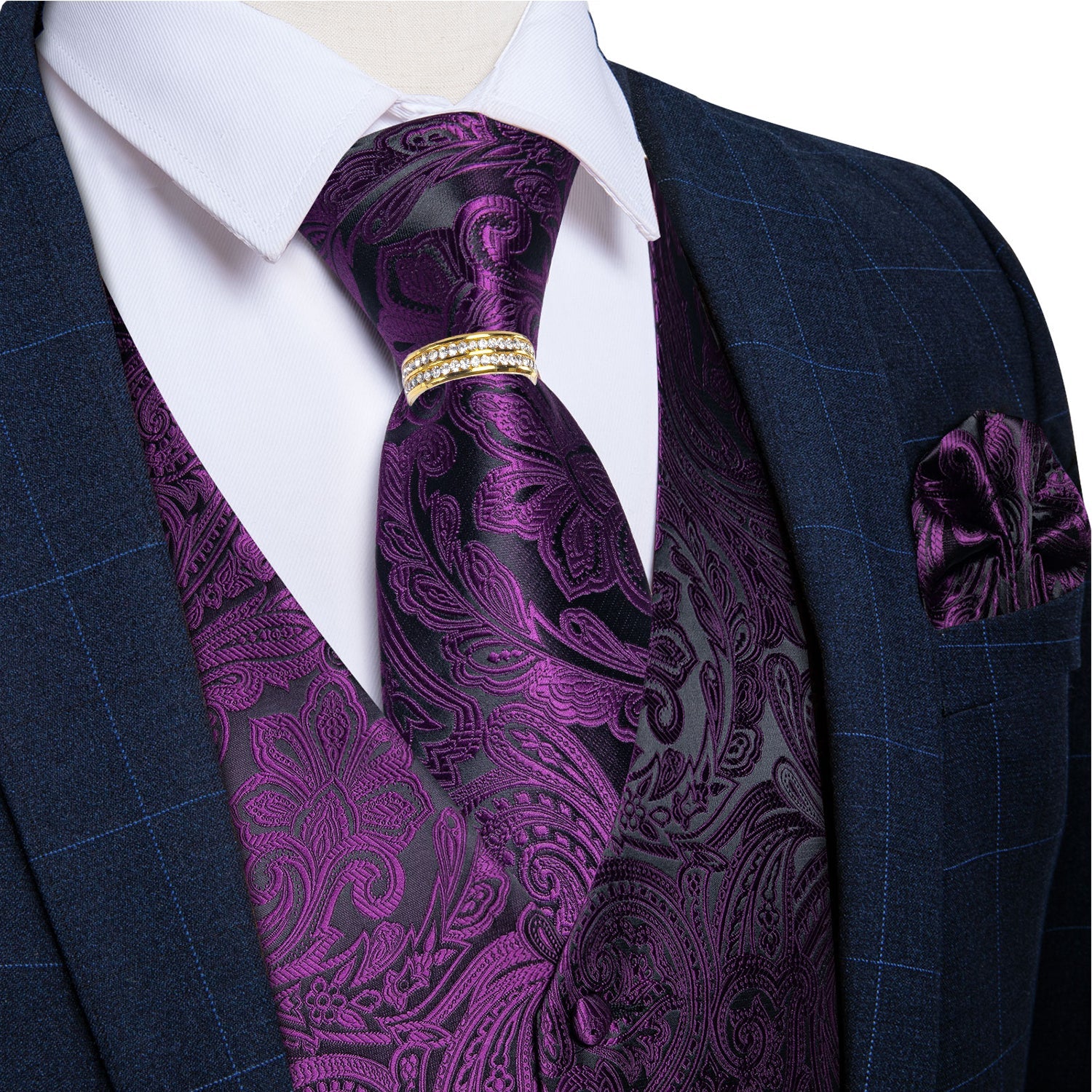 5 Piece Vests Slim Fit Mens Wedding Suit Casual Sleeveless Formal Business Waistcoat Hanky Necktie Bow Tie Set The Clothing Company Sydney