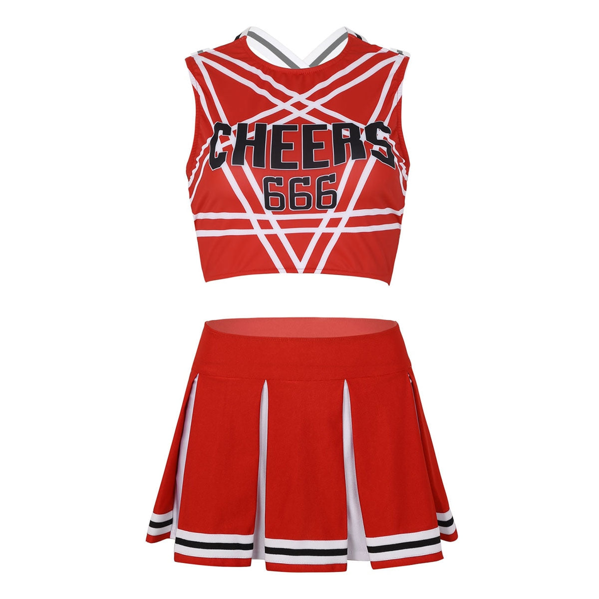 2 Piece Cosplay Uniform Lingerie Cheerleader Halloween Costume Set The Clothing Company Sydney