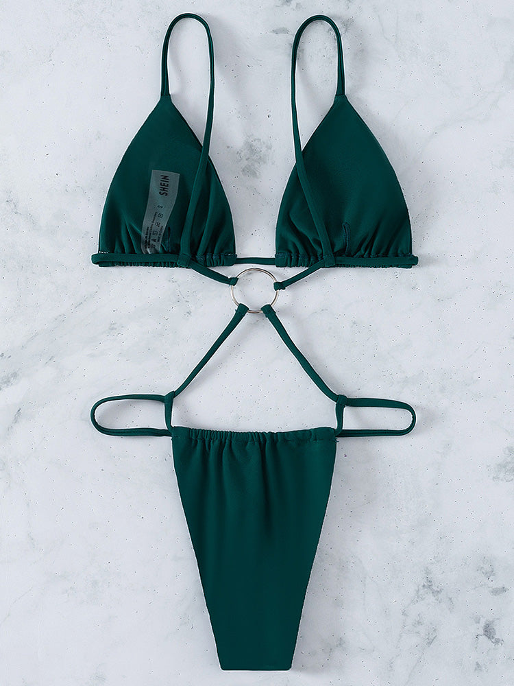 High Cut Out G String Swimwear One Piece Swimsuit Micro Thong Monokini Backless Bathing Suit Swim Wear The Clothing Company Sydney