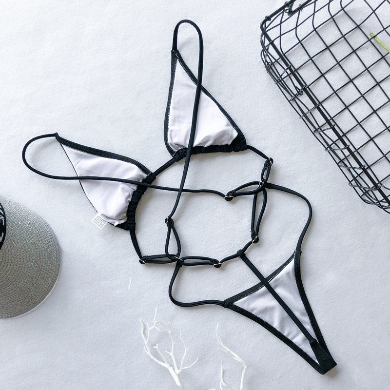 High Cut Out G String Swimwear One Piece Swimsuit Micro Thong Monokini Backless Bathing Suit Swim Wear The Clothing Company Sydney