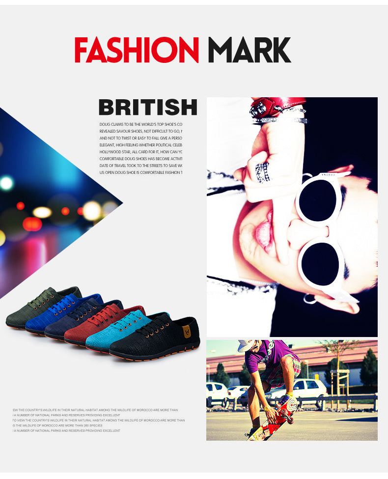 Breathable Mens Casual Low Lace-up Canvas Flat Shoes The Clothing Company Sydney