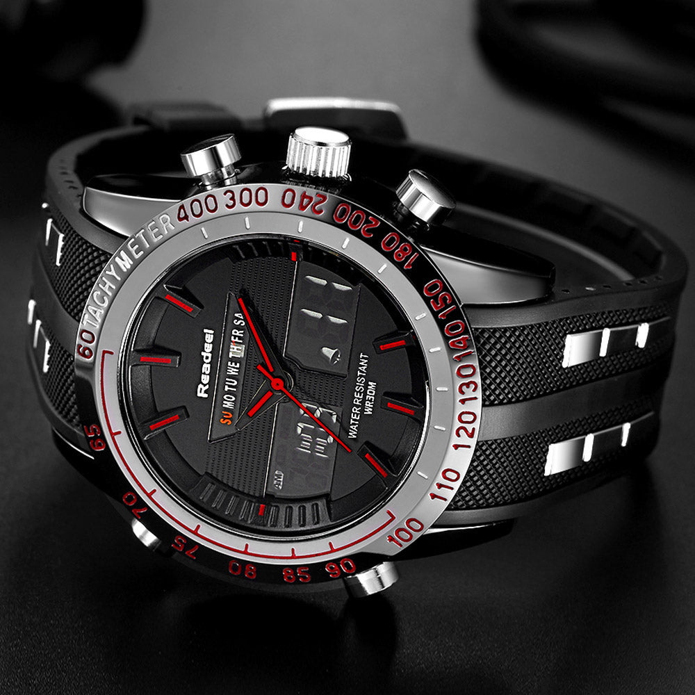 Luxury Mens Sports Waterproof LED Digital Quartz Men Military Wrist Watch The Clothing Company Sydney